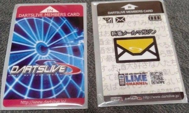 ダーツライブカード 2枚 ニ*ム様 【非売品】DARTS MEETS GAL ダーツ